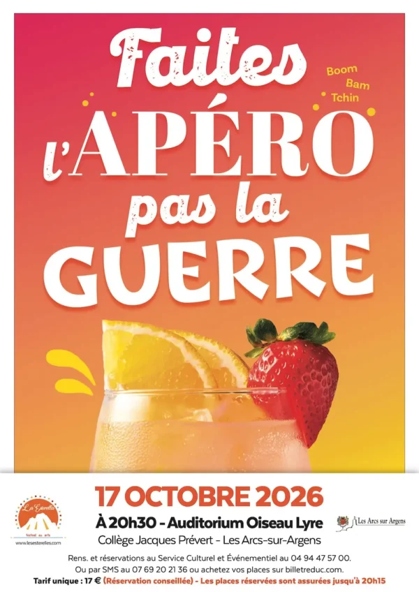 2-A3 17 octobre FAITES L’APERO PAS LA GUERRE 2025-2026-2